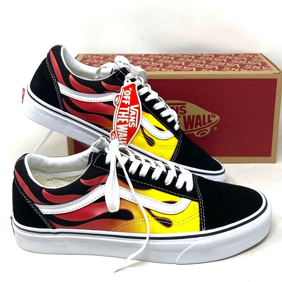 VANS Old Skool Flame Sneakers Low Top Women Size Shoes Suede Canvas VN0A38G1PHN - Picture 1 of 11